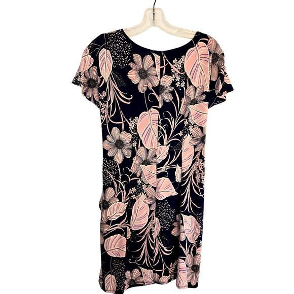 Robbie Bee PS Women's Dress Pink Black Petites Size Small 4 6 SP - Picture 4 of 5